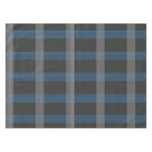 Blauwe strepen tafelkleed (Voorkant (Horizontaal))