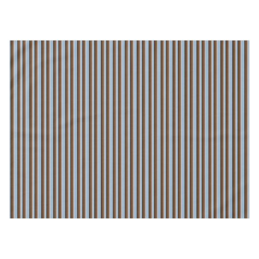  blauwe strepen tafelkleed (Voorkant (Horizontaal))