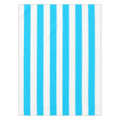 Blauwe strepen tafelkleed (Voorkant)