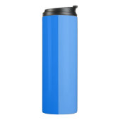 Blauwe strepen thermosbeker (Gedraaid links)