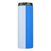 Blauwe strepen thermosbeker (Achterkant)
