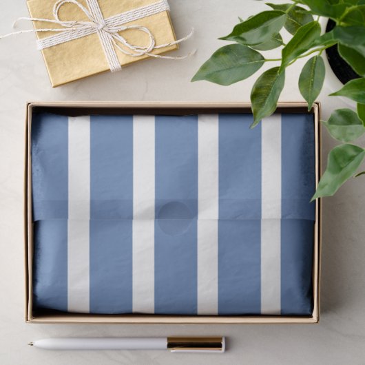 Blauwe Strepen  Tissuepapier (Geschenk)