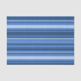 Blauwe strepen tissuepapier