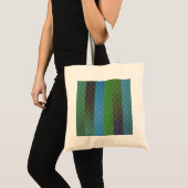 Blauwe strepen tote bag (Voorkant (product))