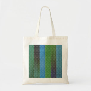Blauwe strepen tote bag