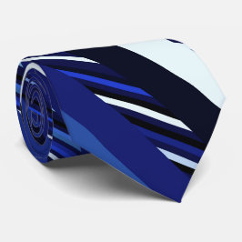 Blauwe strepen van Navy Stropdas