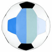 Blauwe strepen voetbal (Voorkant)