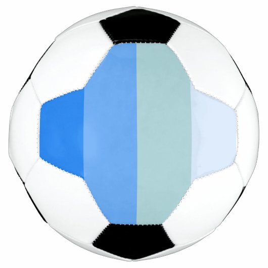 Blauwe strepen voetbal (Voorkant)