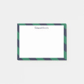 Blauwe strepen voor de Groene en de Navy Post-it® Notes (Voorkant)