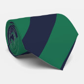 Blauwe strepen voor de Groene en de Navy Stropdas (Opgerold)