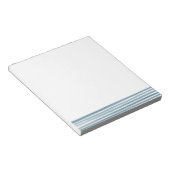 Blauwe strepen voor Waterverf Notitieblok (Schuin)