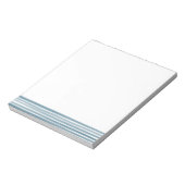 Blauwe strepen voor Waterverf Notitieblok (Linkerzijde)
