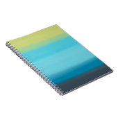 Blauwe strepen voor Waterverf Notitieboek (Rechterzijde)