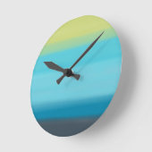 Blauwe strepen voor Waterverf Ronde Klok (Hoek)