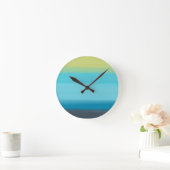 Blauwe strepen voor Waterverf Ronde Klok (Huis)