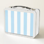 Blauwe strepen, witte strepen, gestreept patroon (Achterkant)