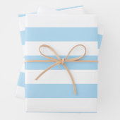 Blauwe strepen, witte strepen, gestreept patroon inpakpapier vel (In situ)