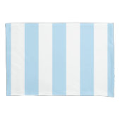 Blauwe strepen, witte strepen, gestreept patroon kussensloop (Voorkant)