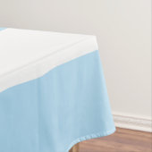 Blauwe strepen, witte strepen, gestreept patroon tafelkleed (Voorbeeld)