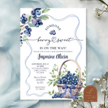 Blauwe Strik Coquette Blauwe Baby Shower