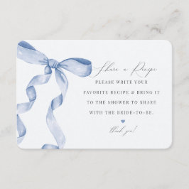 Blauwe strik De knoop vastbinden Een recept invoeg Informatiekaartje