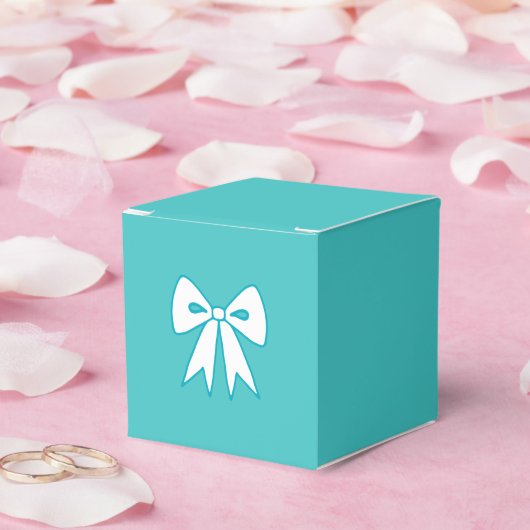 Blauwe Strik Geschenkdozen Bedankdoosjes (Huwelijk)