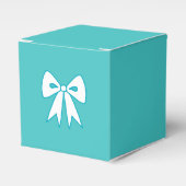 Blauwe Strik Geschenkdozen Bedankdoosjes (Voorkant Zijde)