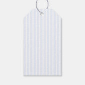 Blauwe Strik Knoop de Knoop Bruidsdiner Cadeaulabel (Achterkant)