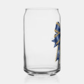 blauwe strik stijl blikvorm glas (Rechts)