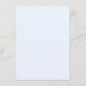 Blauwe strik Ze knoopt de knoop Menu (Achterkant)