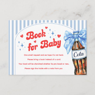 Blauwe Strik Ze Staan Op Springen Boek Voor Baby K Informatiekaartje