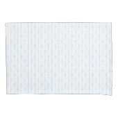 Blauwe Strikken en Strepen Pillowcase Kussensloop (Voorkant-Links)