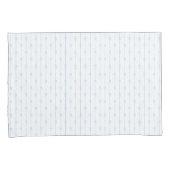 Blauwe Strikken en Strepen Pillowcase Kussensloop (Voorkant-Rechts)