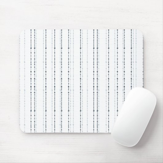 Blauwe string dot muis pad muismat (Met muis)