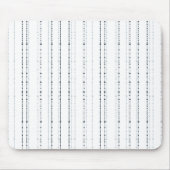 Blauwe string dot muis pad muismat (Voorkant)