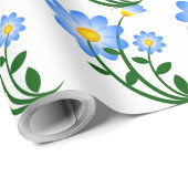 BLAUWE STROMEN CADEAUPAPIER (Rol Hoek)