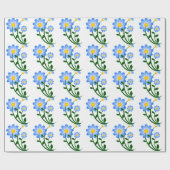 BLAUWE STROMEN CADEAUPAPIER (Vlak)