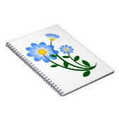 BLAUWE STROMEN NOTITIEBOEK (Rechterzijde)