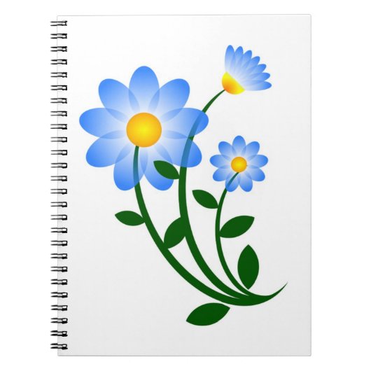 BLAUWE STROMEN NOTITIEBOEK (Voorkant)