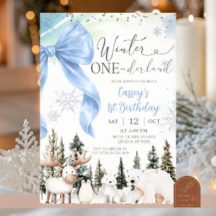BLAUWE STROOK Arctisch Dieren Winter ONE-derland V Kaart