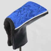 BLAUWE STROOMWATER GOLFHEADCOVER (3/4 voorkant)
