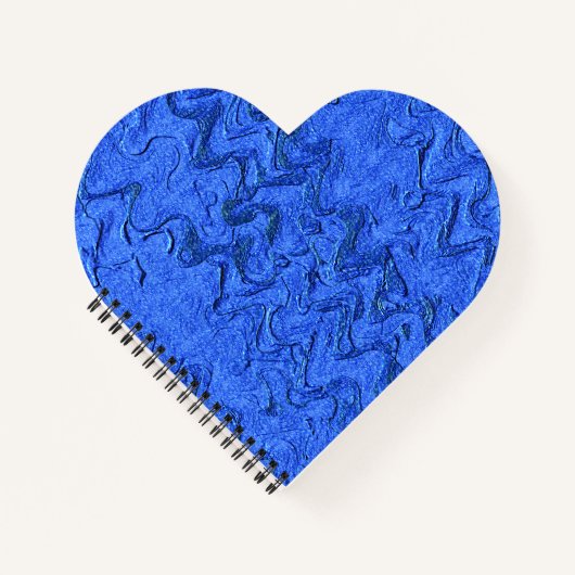 BLAUWE STROOMWATER NOTITIEBOEK (Voorkant)