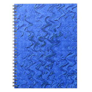 BLAUWE STROOMWATER NOTITIEBOEK