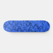 BLAUWE STROOMWATER PERSOONLIJK SKATEBOARD (Horizontaal)