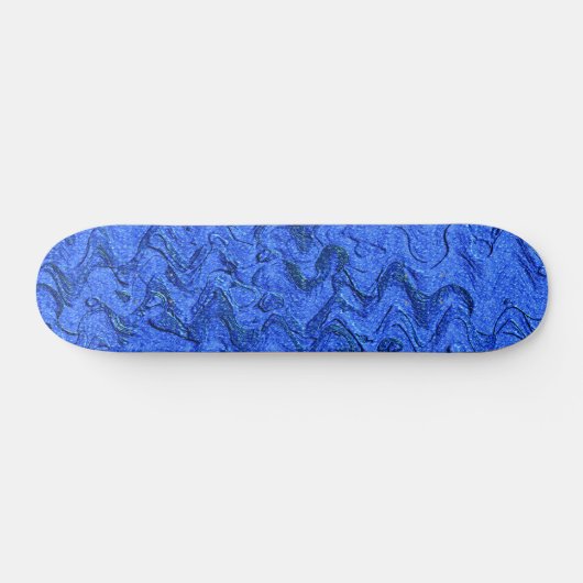 BLAUWE STROOMWATER PERSOONLIJK SKATEBOARD (Horizontaal)