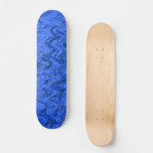 BLAUWE STROOMWATER PERSOONLIJK SKATEBOARD (Voorkant)