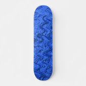BLAUWE STROOMWATER PERSOONLIJK SKATEBOARD (Voorkant)