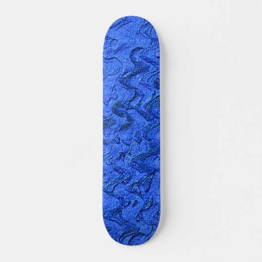 BLAUWE STROOMWATER PERSOONLIJK SKATEBOARD (Voorkant)