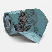  BLAUWE STROPDAS (Opgerold)