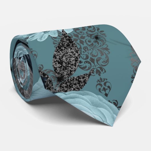  BLAUWE STROPDAS (Opgerold)